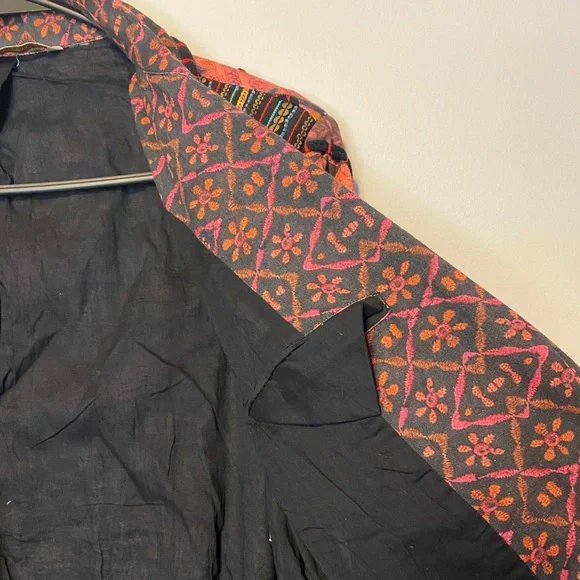 Soft Surroundings Berber Jacket Coin Blazer Womens Multicolor - Picture 8 of 13